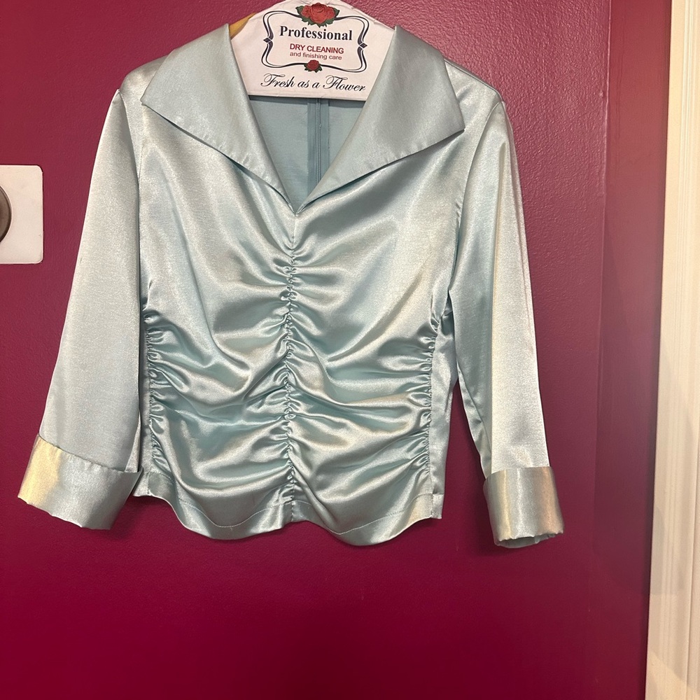 JS Boutique Light Blue Blouse